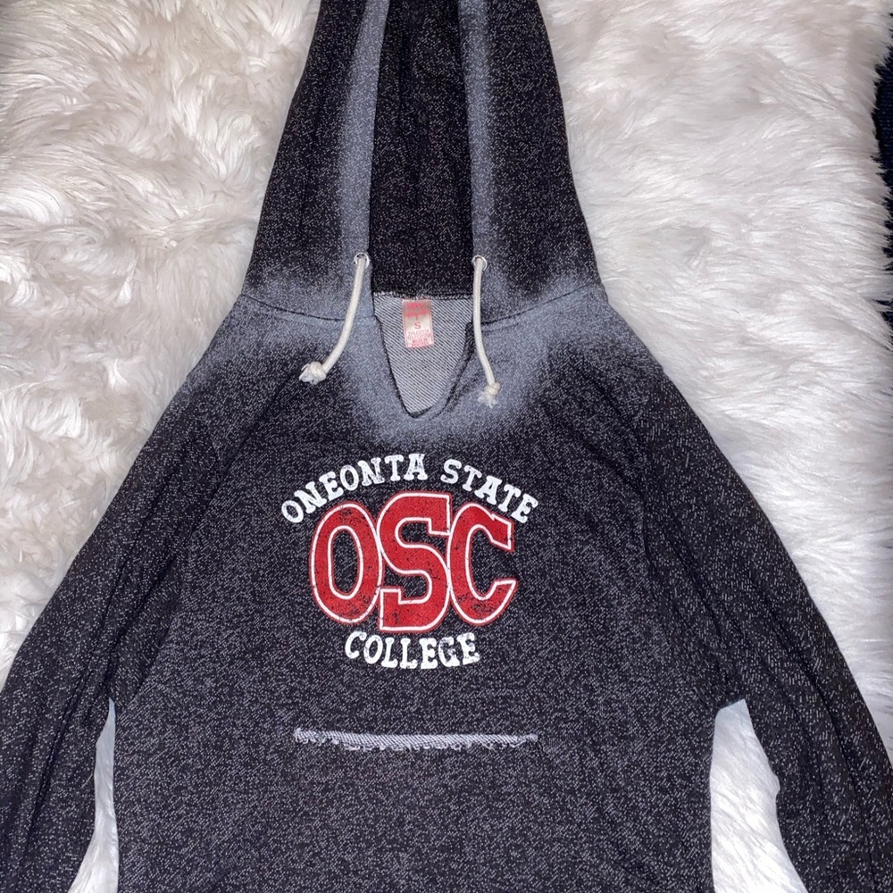 Oneonta State College V-Neck Sweatshirt - Picture 1 of 2